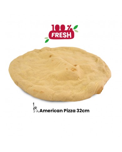 Pizza américaine moyenne (32cm), prix par boîte. 10pc.