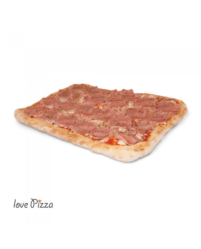 Pizza carrée (30x40cm), prix par boîte. 8pc.